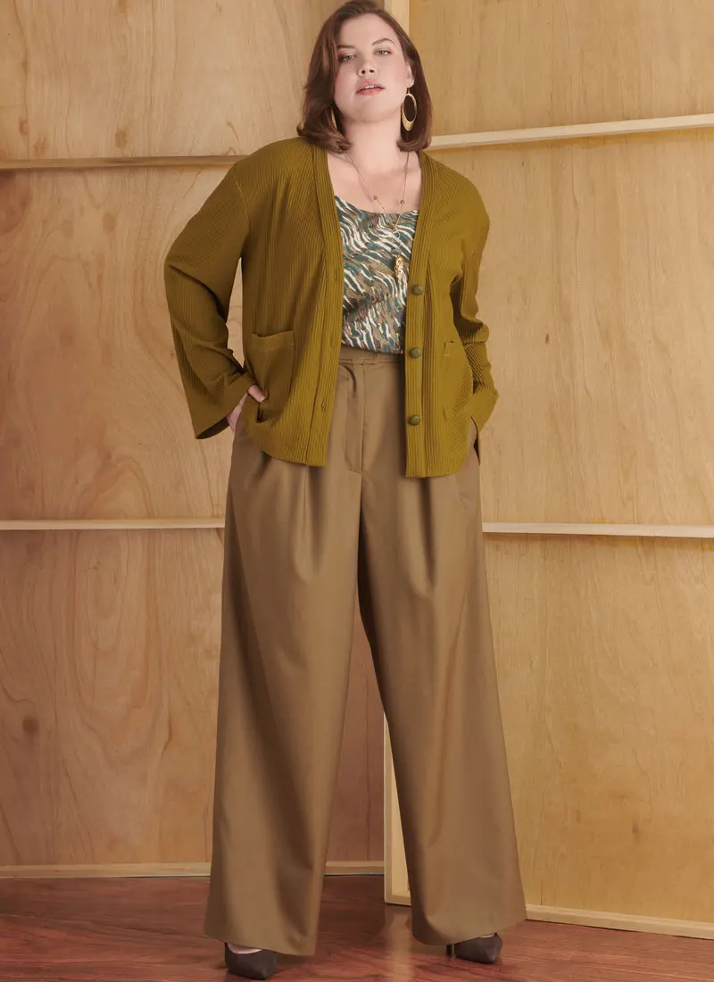 Simplicity Sewing Pattern 9827 Trousers In Two Lengths, Camisole And Cardigan 1
