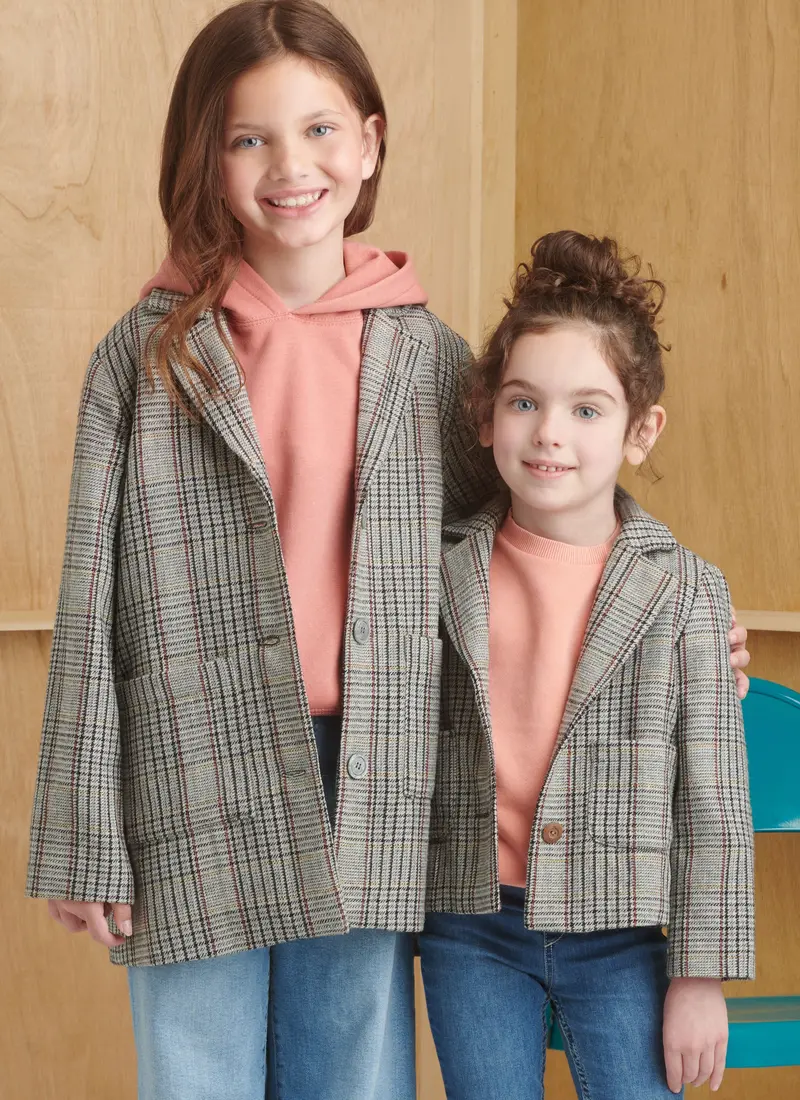 Simplicity Sewing Pattern 9831 Children's And Girls' Jacket In Two Lengths 1