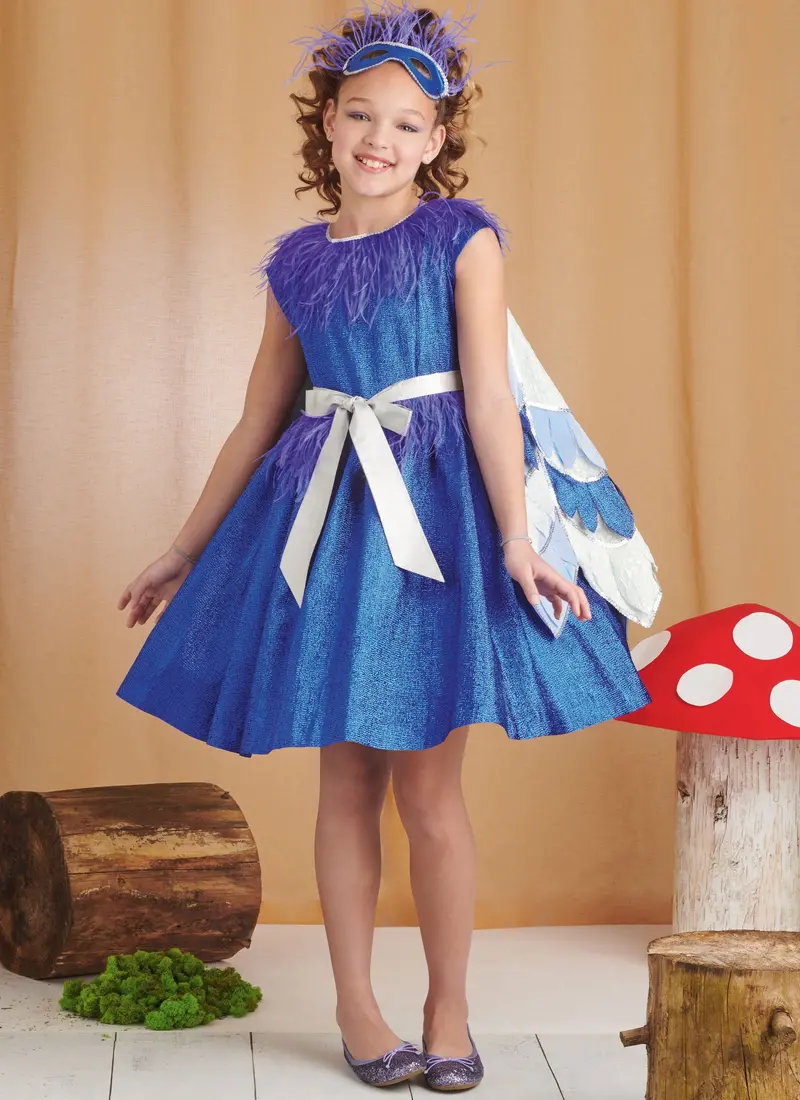 Simplicity Sewing Pattern 9836 Girls' Costumes By Andrea Schewe Designs 1