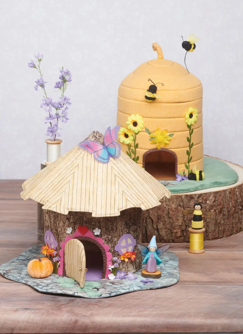 Simplicity Sewing Pattern 9839 Fabric Critter Houses And Peg Doll Accessories 1