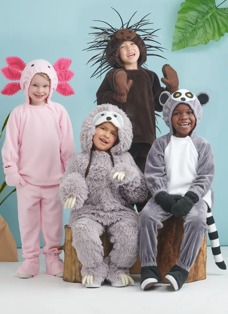 Simplicity Sewing Pattern 9842 Children's Animal Costumes By Andrea Schewe Designs 1