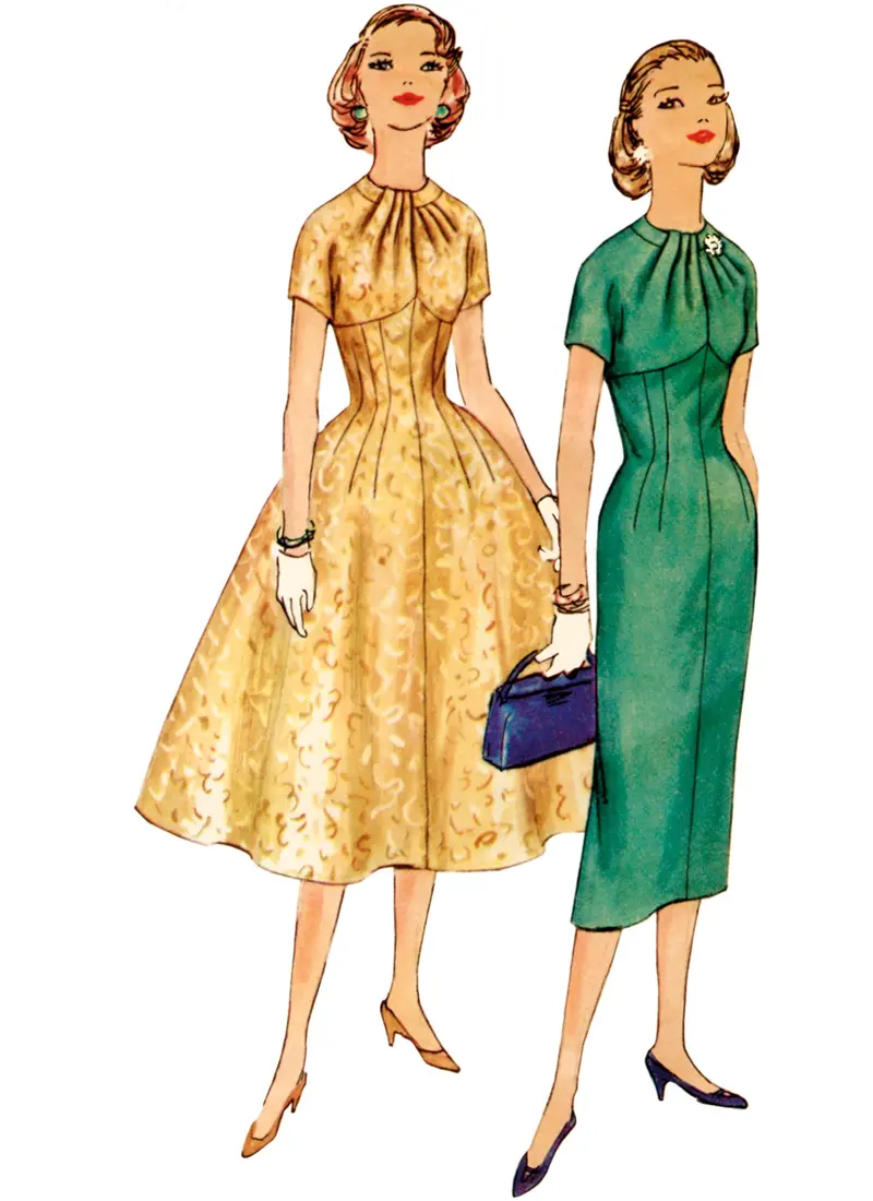 Simplicity Sewing Pattern 9849 Misses' Dress With Skirt Variations 2