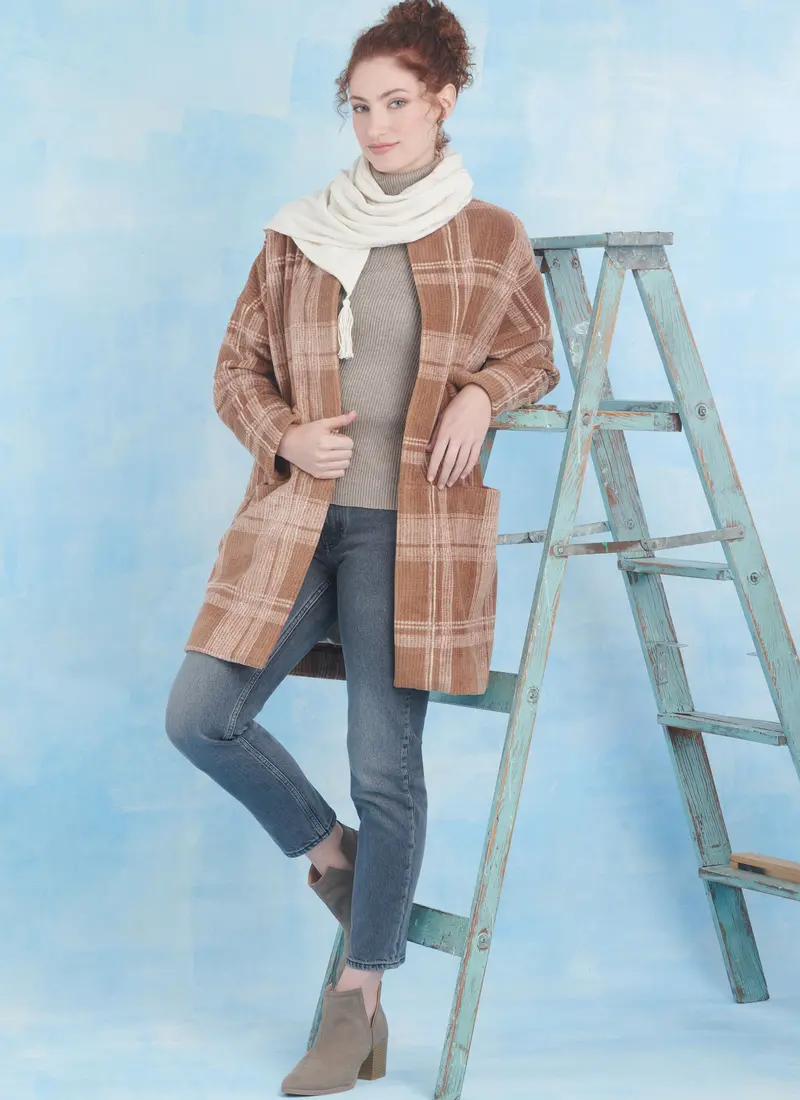 Simplicity Sewing Pattern 9853 Coats And Scarf 1