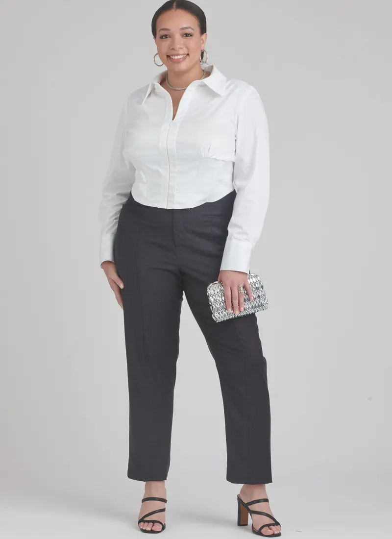 Simplicity Sewing Pattern 9855 Women's Shirt And Trousers 1