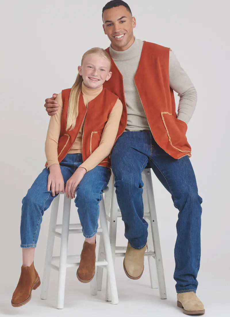 Simplicity Sewing Pattern 9860 Children's, Teens' And Adults' Waiscoats 1