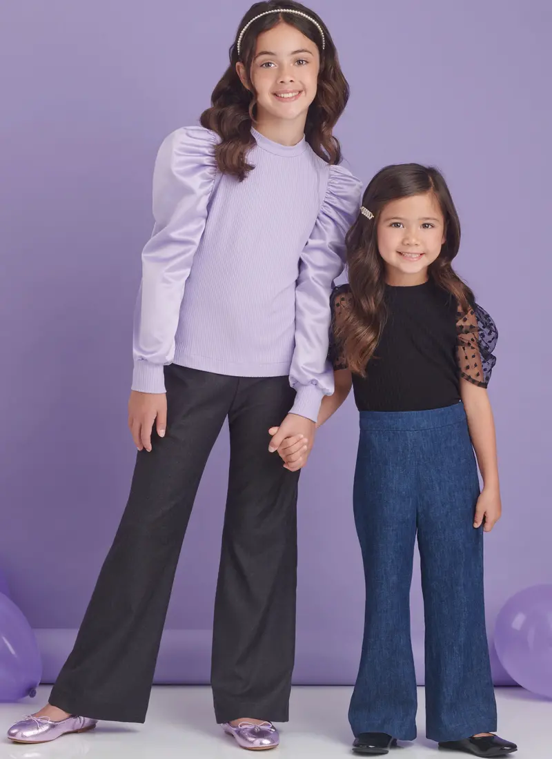 Simplicity Sewing Pattern 9863 Girls' Top And Pants 1