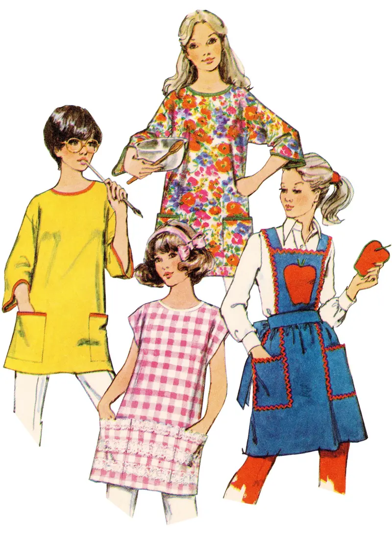 Simplicity Sewing Pattern 9868 Aprons And Potholder 1