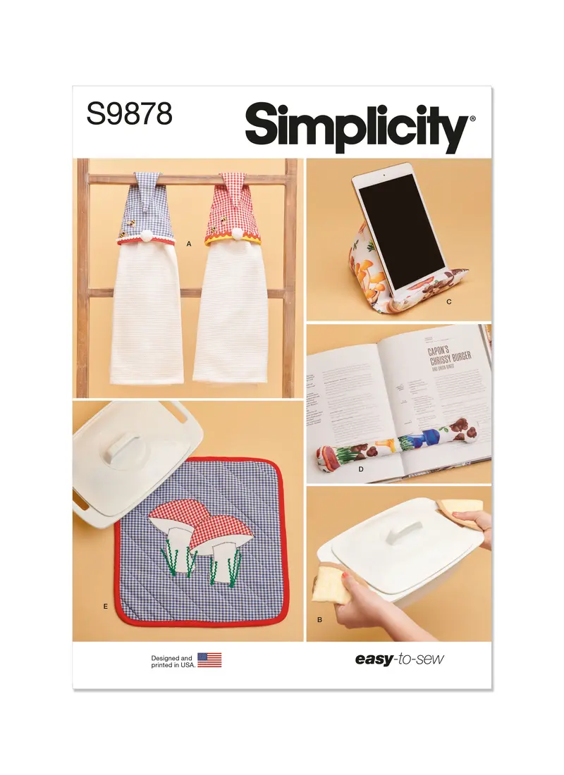Simplicity Sewing Pattern 9878 Kitchen Accessories 2