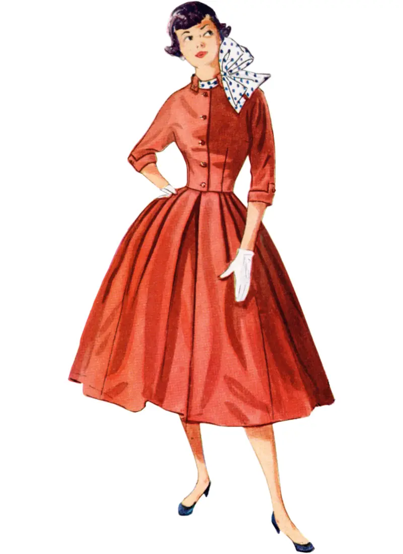 Simplicity Sewing Pattern 9882 Misses' 50'S Skirt And Jacket 1