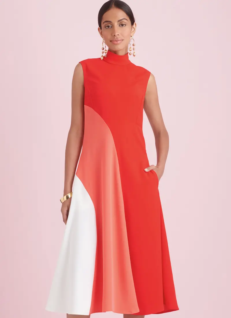 Simplicity Sewing Pattern 9886 Dress With Length Variations 1