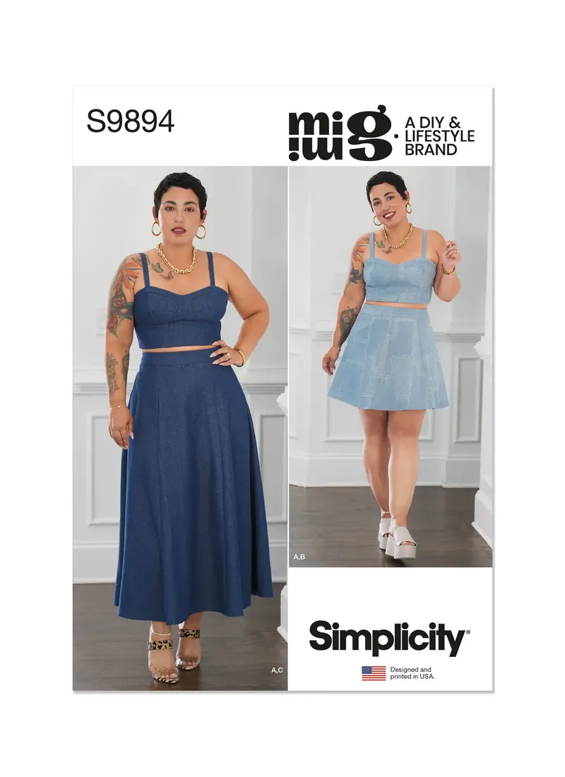 Simplicity Sewing Pattern 9894 Top And Skirt By Mimi G Style 2