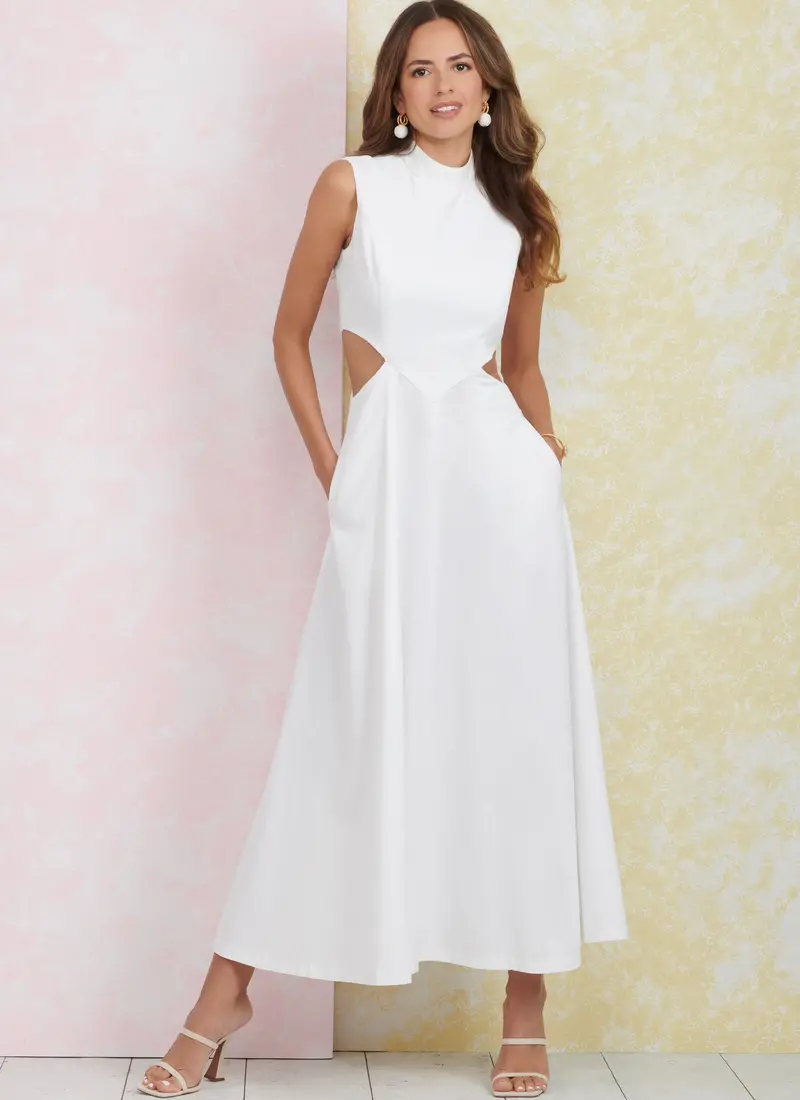 Simplicity Sewing Pattern 9920 Misses' Dress With Neckline And Length Variations 1