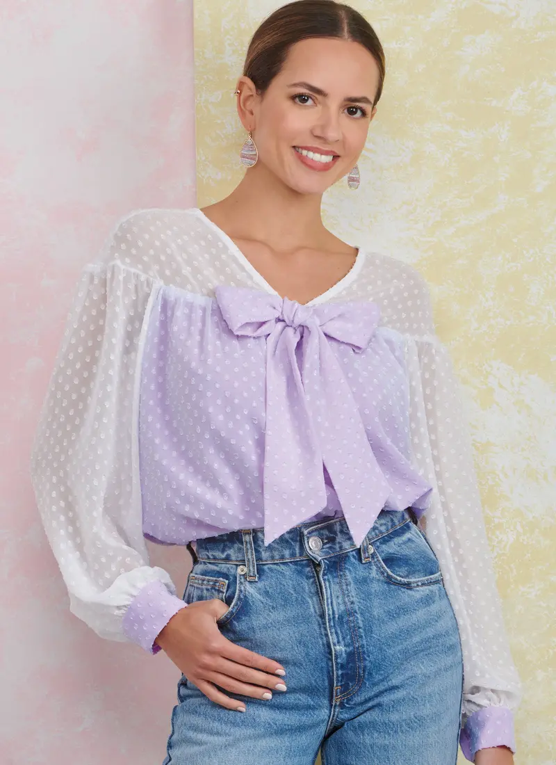 Simplicity Sewing Pattern 9921 Misses' Top With Sleeve Variations 1