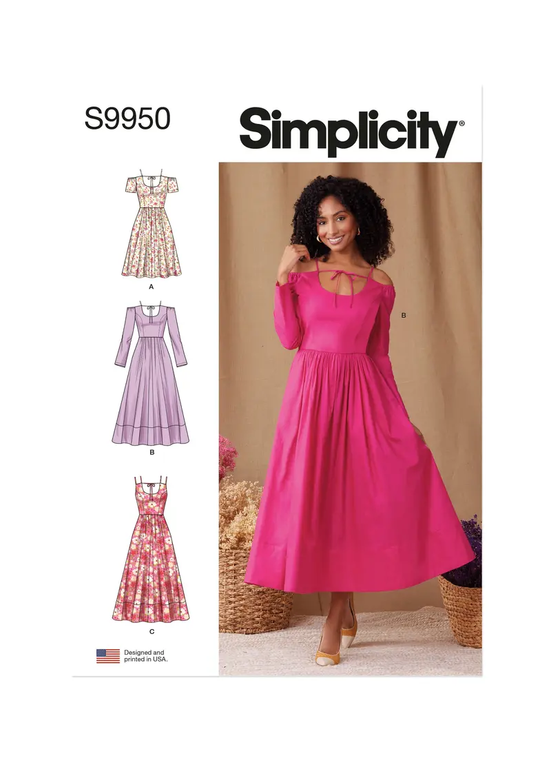 Simplicity Sewing Pattern 9950 Spaghetti Strap Dress 2