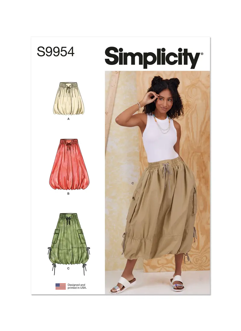 Simplicity Sewing Pattern 9954 Balloon Skirts 2