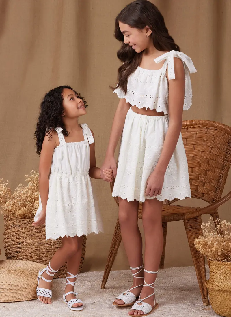 Simplicity Sewing Pattern 9963 Girls Tops, Skirts, And Dresses 1
