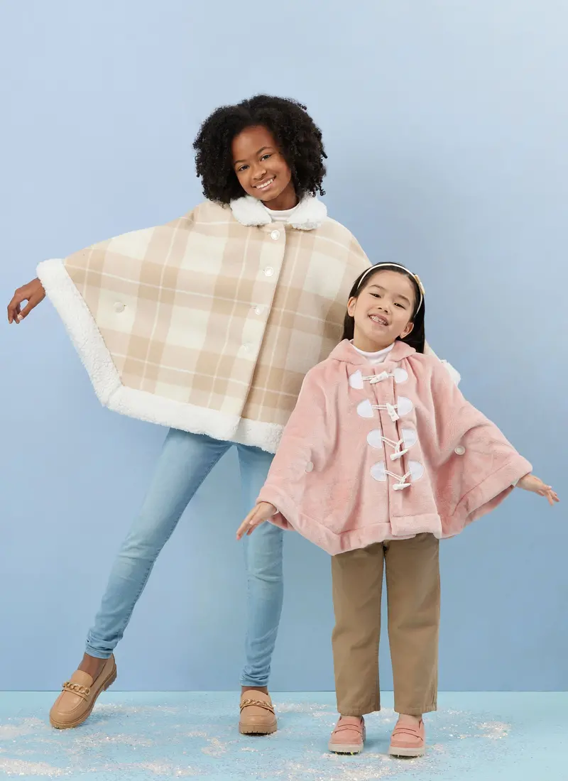 Simplicity Sewing Pattern S3043 Girls' Ponchos 1