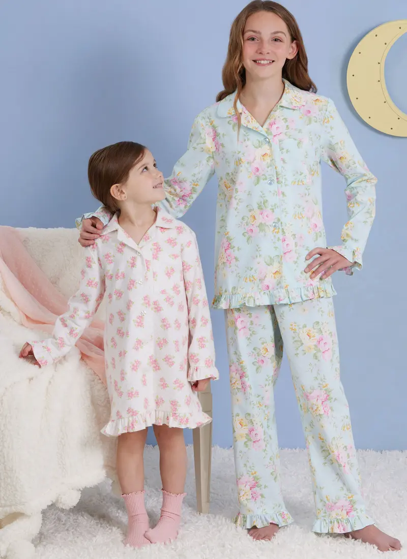 Simplicity Sewing Pattern S3045 Girls' Loungewear 1