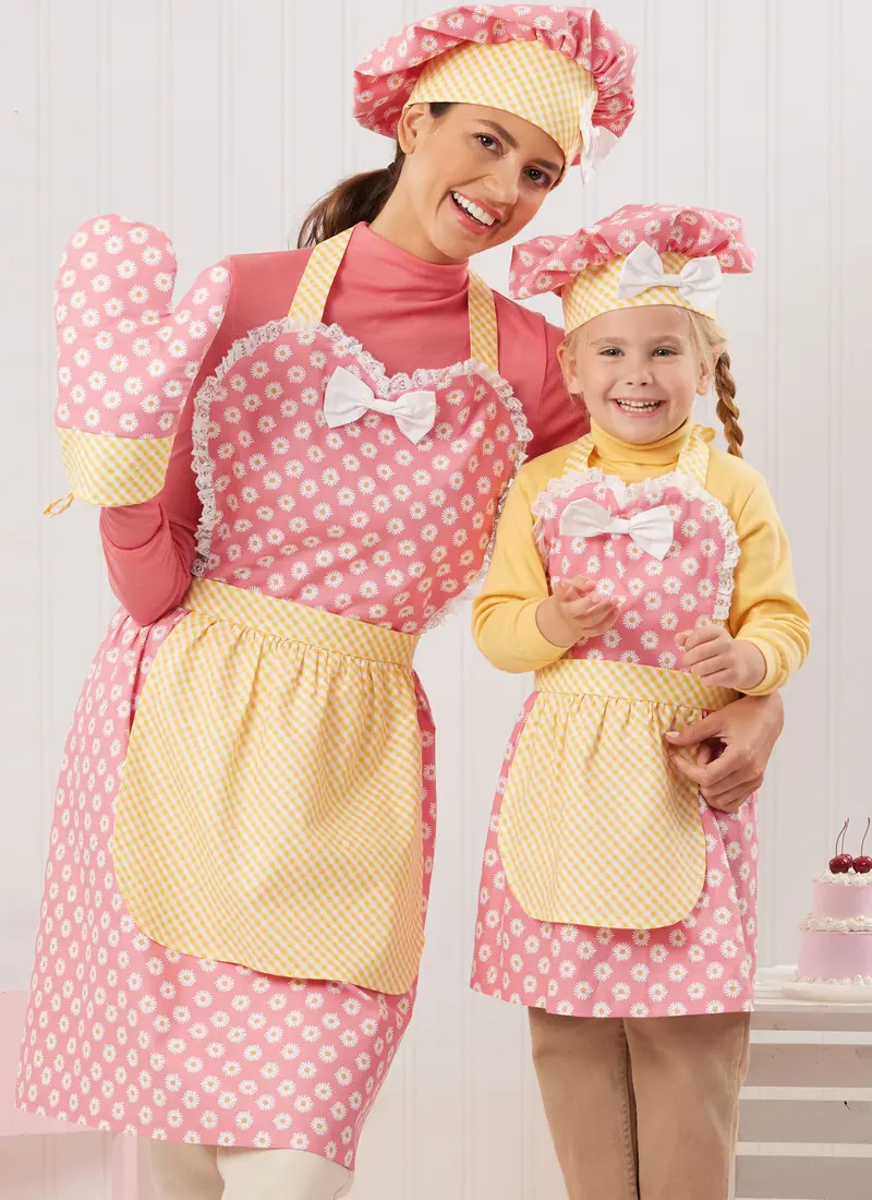 Simplicity Sewing Pattern S3050 Misses' Apron, Mitts And Hat 1