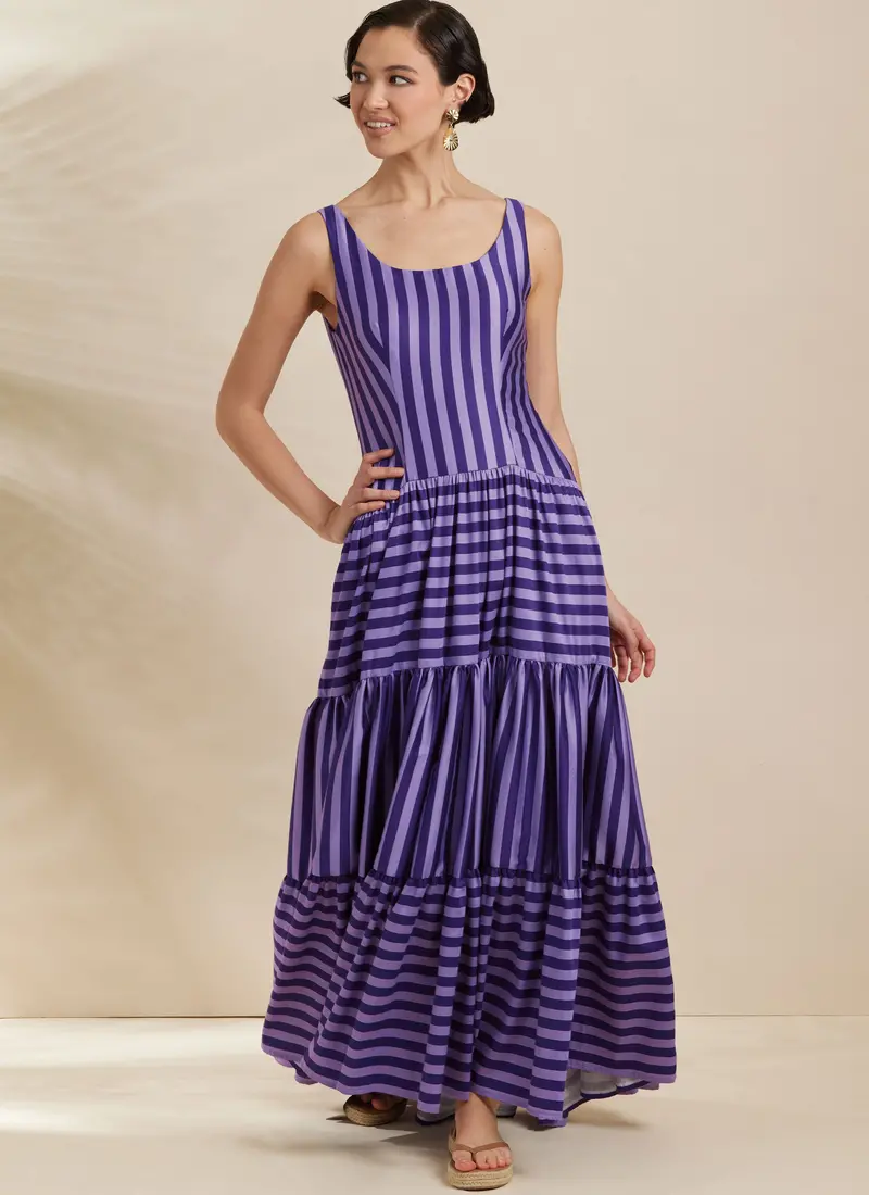 Simplicity Sewing Pattern S3129 Fitted Tank Dresses With Petite Lines 1