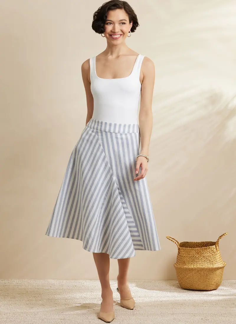 Simplicity Sewing Pattern S3138 Easy Sew Godet Skirt In Two Lengths 1