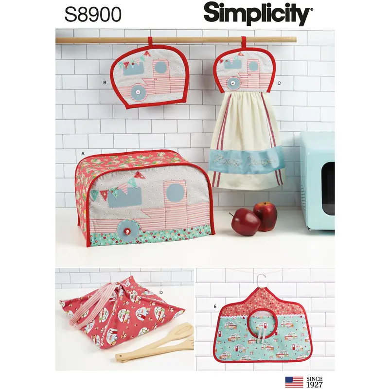 Simplicity Sewing Pattern S8900 Kitchen Accessories 1