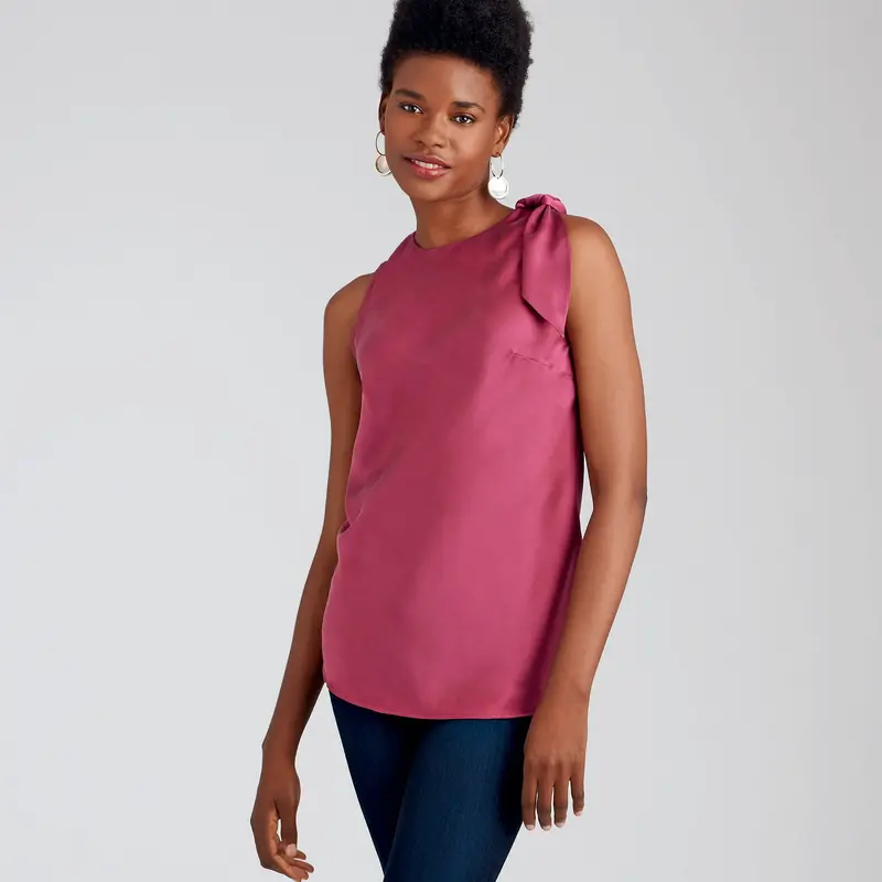 Simplicity Sewing Pattern S9045  Tops With Optional Neck Ties 1