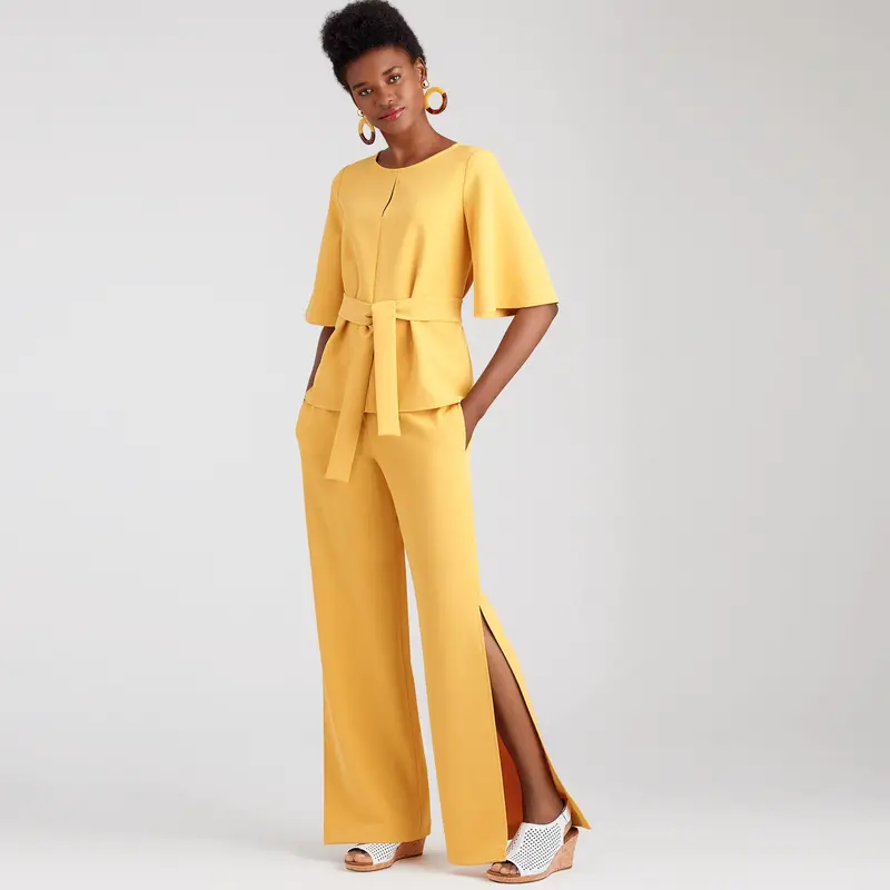 Simplicity Sewing Pattern S9051 Tops, Belt Or Scarf And Pants 1