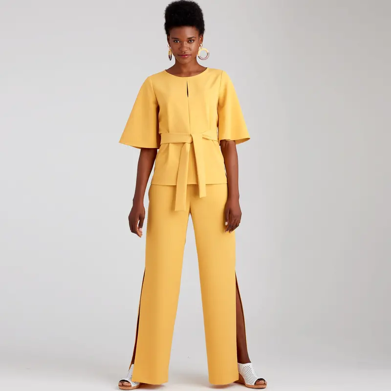 Simplicity Sewing Pattern S9051 Tops, Belt Or Scarf And Pants 2