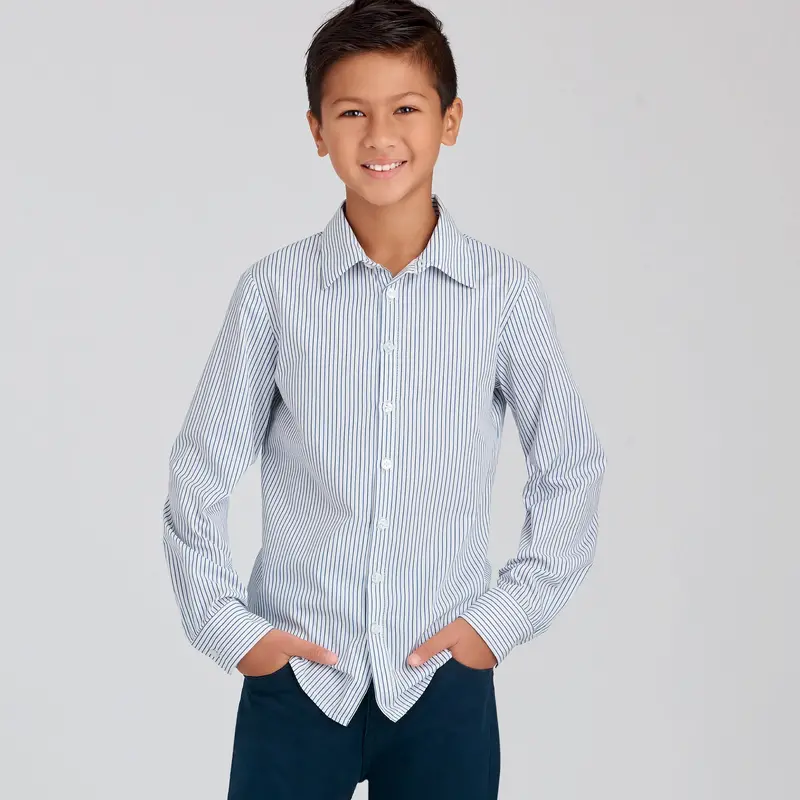 Simplicity Sewing Pattern S9056 Children's And Teen Boys' Shirts 1