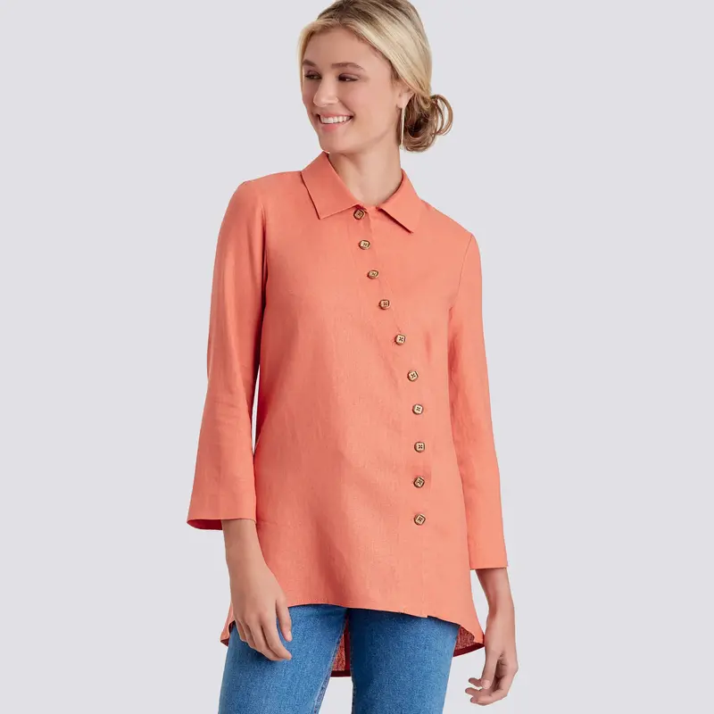 Simplicity Sewing Pattern S9106 Misses / Women's Button Front Shirt 1