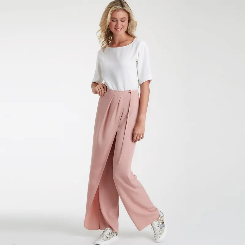 Simplicity Sewing Pattern S9111  Faux Wrap Pants, Skirt And Shorts 1