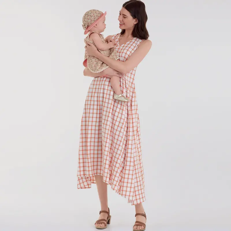 Simplicity Sewing Pattern S9134  Released Pleat Dress 1