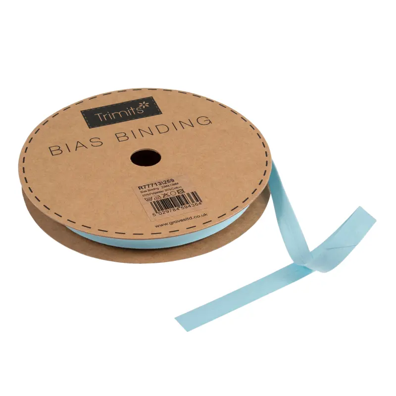 Sky Blue Bias Binding | Narrow 1