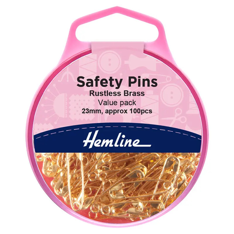 Small Brass Safety Pins | Value Pack Of 100 1