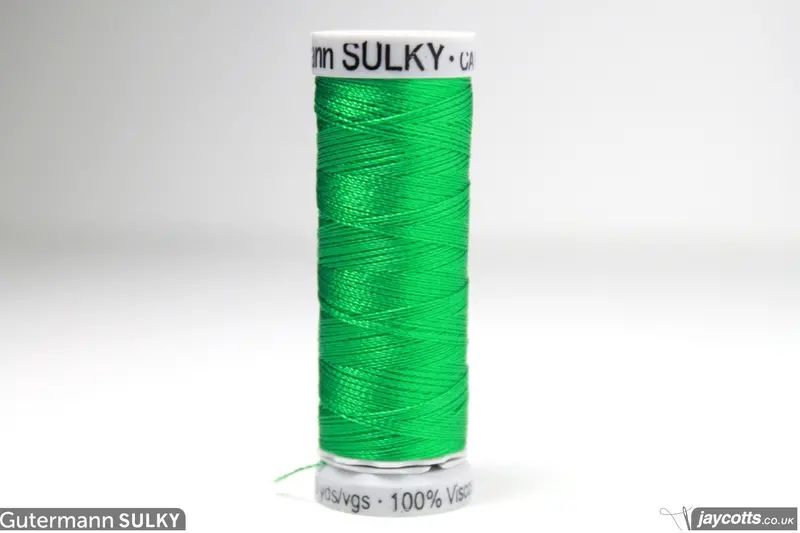 Sulky Rayon 40 Embroidery Thread 1101 True Green 1