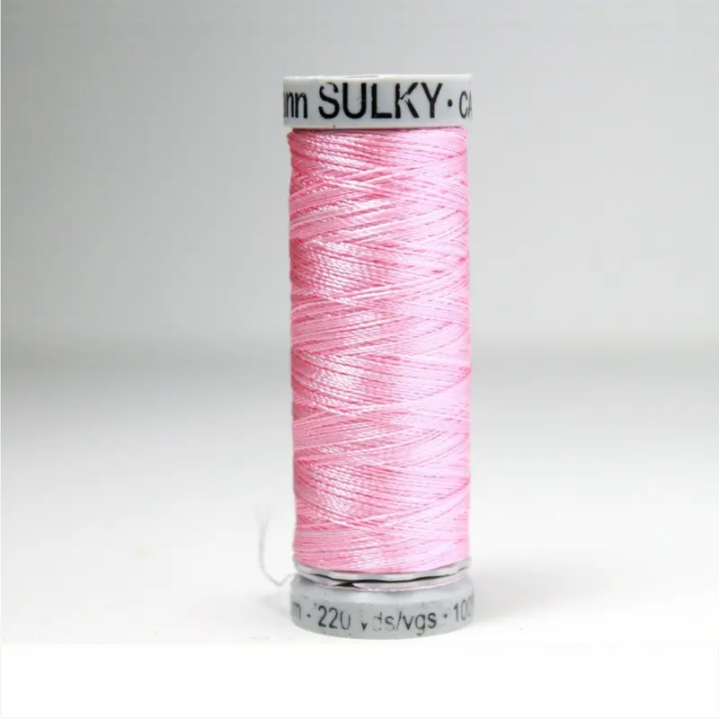 Sulky Rayon 40 Embroidery Thread 2122 Vari-Baby Pinks 1