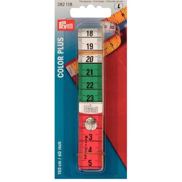 Tape Measure Color Plus With Button 1