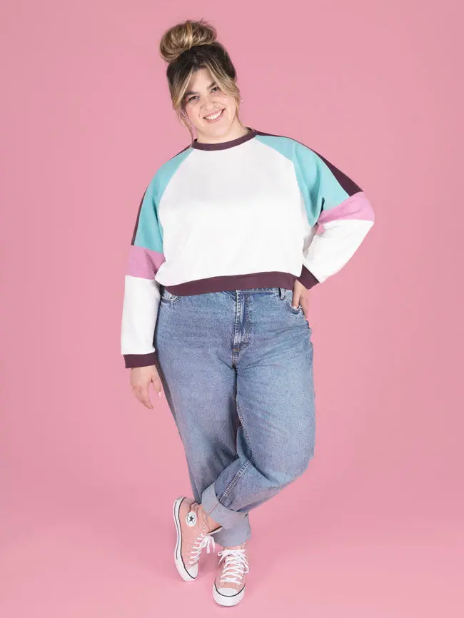 Tilly And The Buttons Drew Sweatshirt Pattern 1