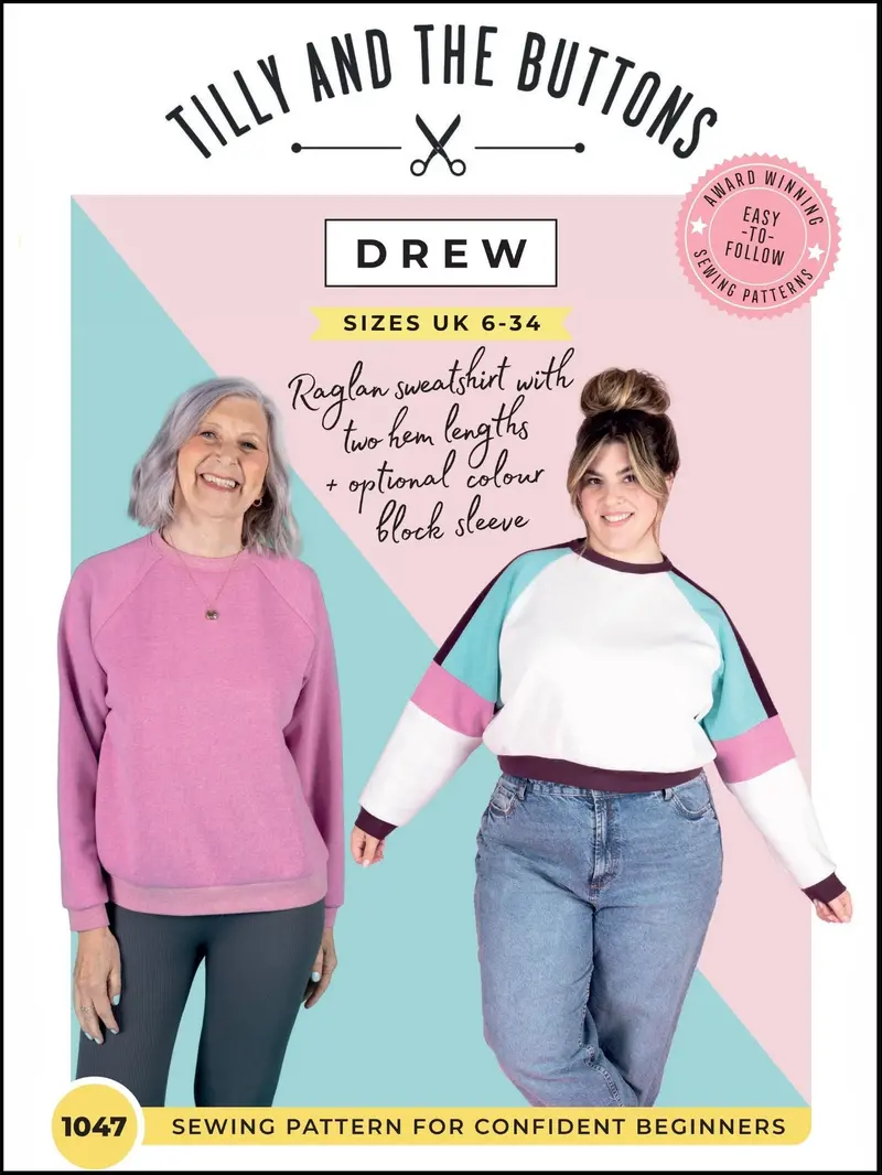 Tilly And The Buttons Drew Sweatshirt Pattern 2