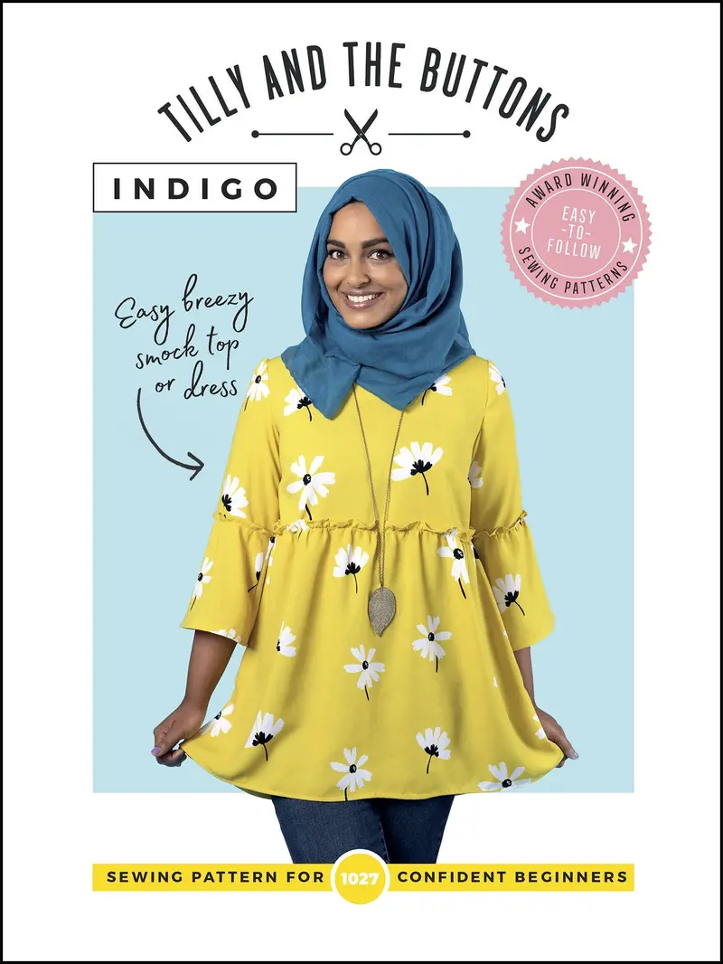 Tilly And The Buttons Indigo Smock Top + Dress Pattern 2
