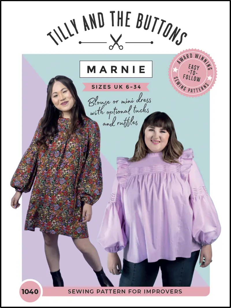 Tilly And The Buttons Marnie Blouse And Mini Dress Pattern 2