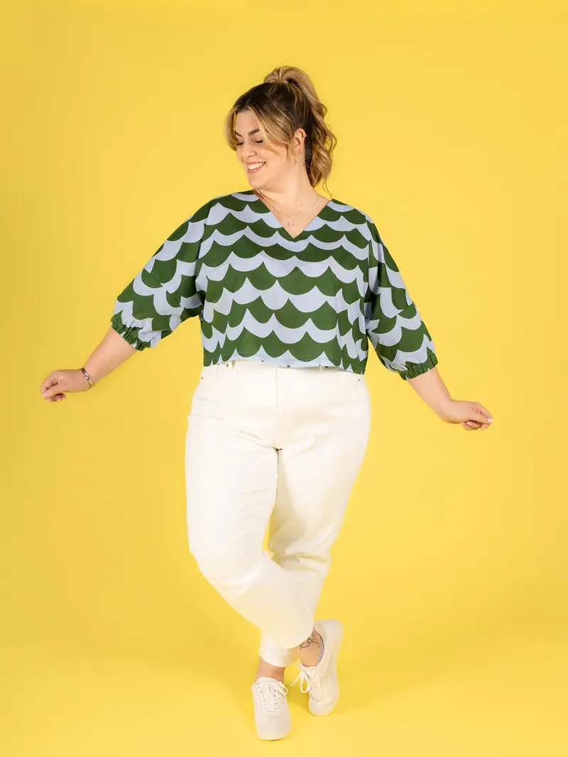 Tilly And The Buttons Samara Top Sewing Pattern 1