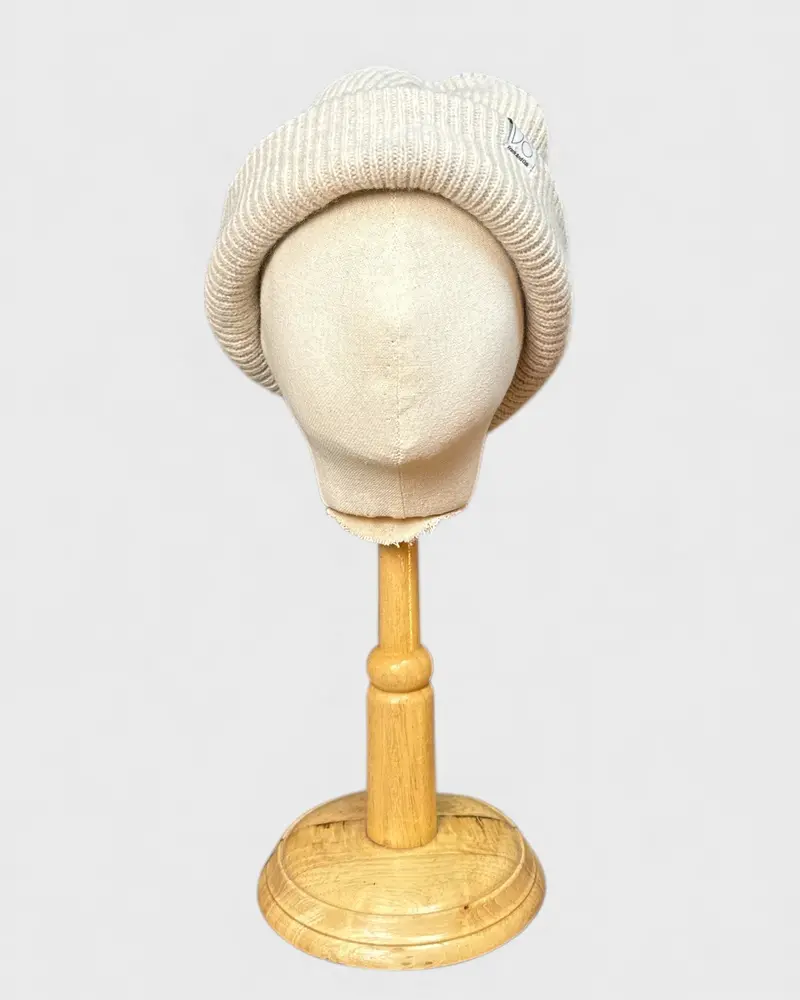 Tuque 100% Laine Blanc Crème Frank And Oak 1