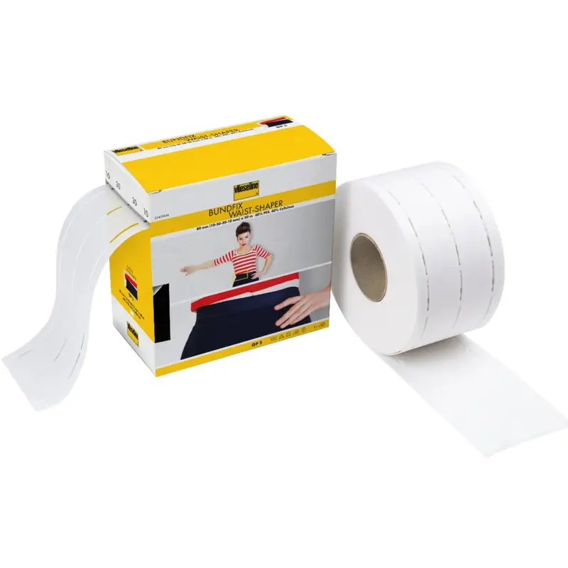 Vlieseline Fold-A-Band Waistband Tape – Fusible, Flexible, and Stretch-Resistant
