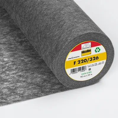 Vlieseline Iron On Interfacing Standard Medium | Charcoal 1