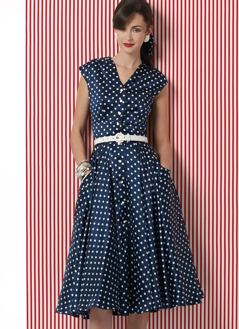 Vogue Pattern 8577 Misses' Dress | Very Easy 1