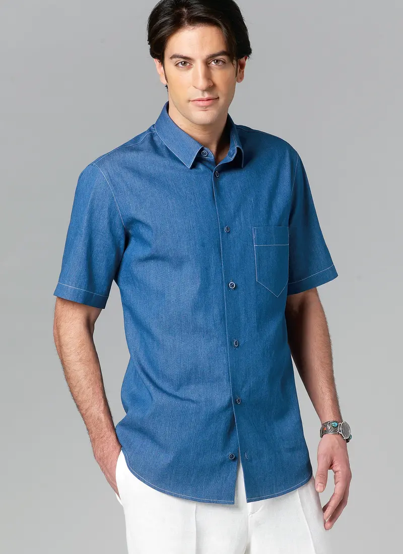 Vogue Pattern 8759 Men's Shirt | Easy 1
