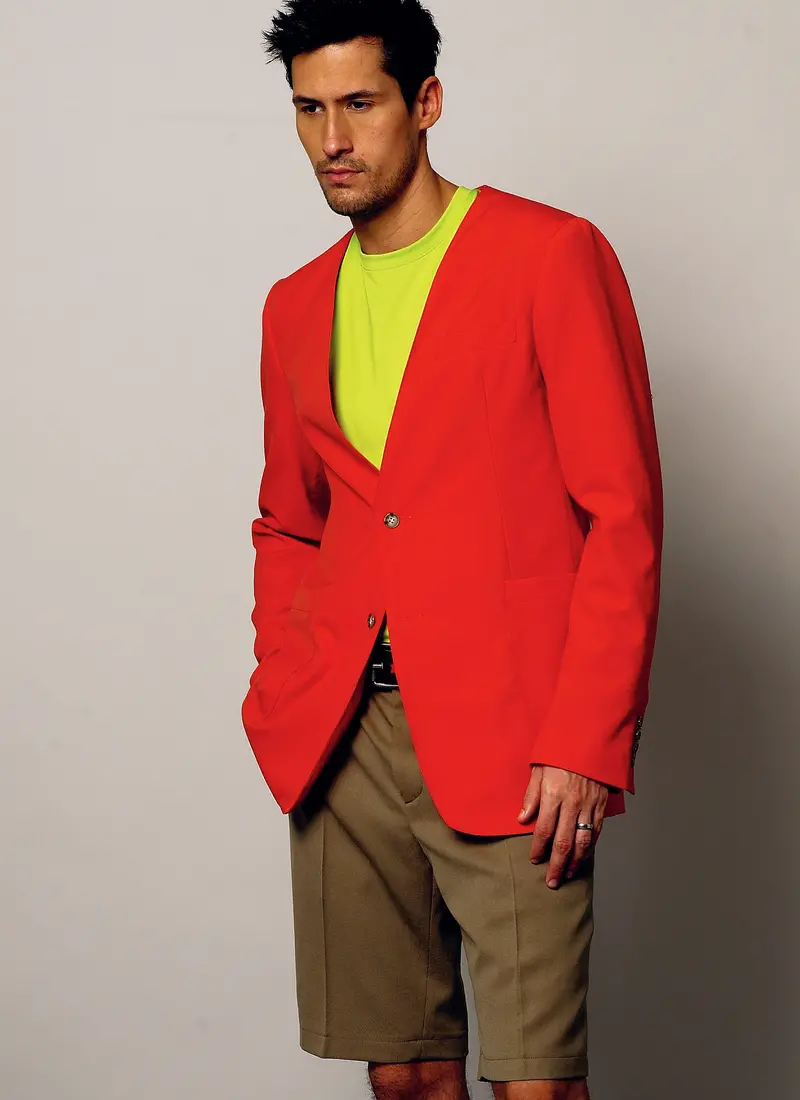 Vogue Pattern 8890 Men's Jacket, Shorts And Trousers 1
