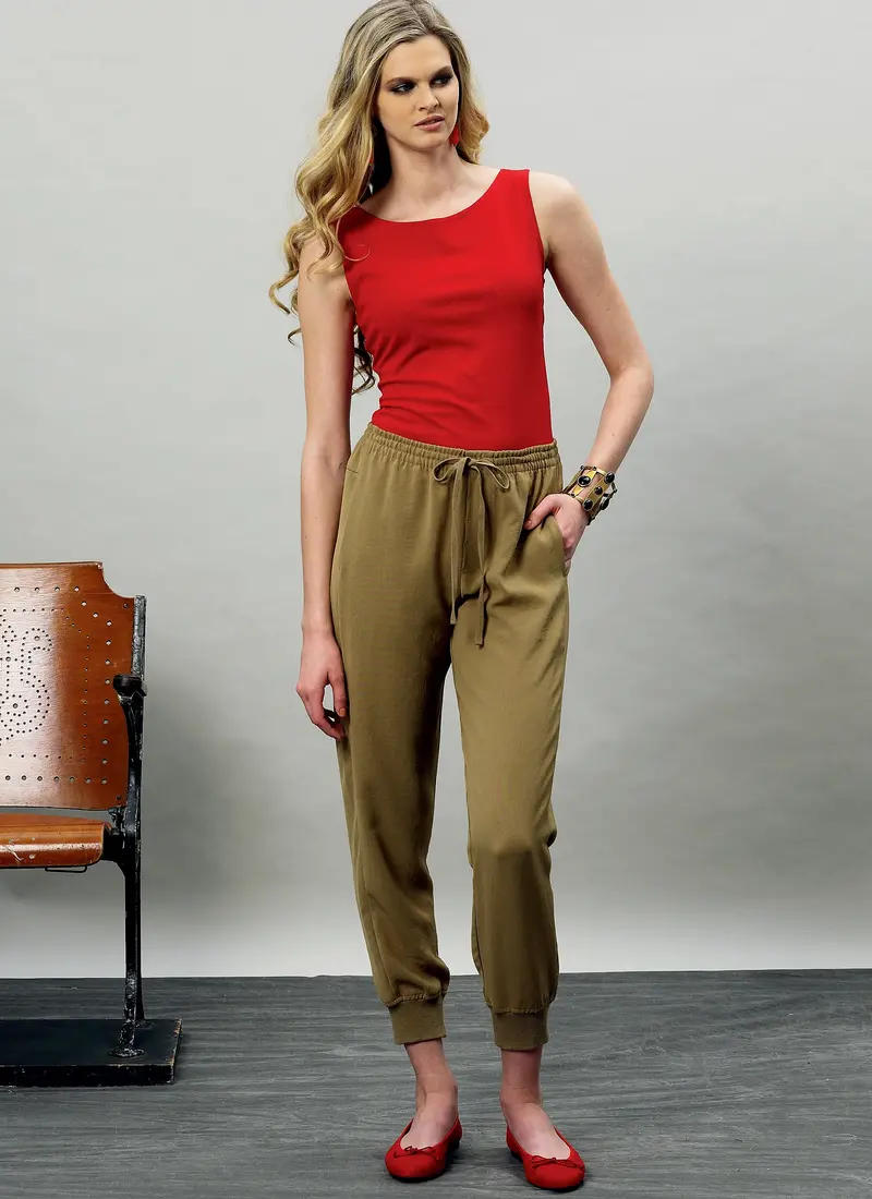 Vogue Pattern 8909 Misses' Pants | Very Easy 1